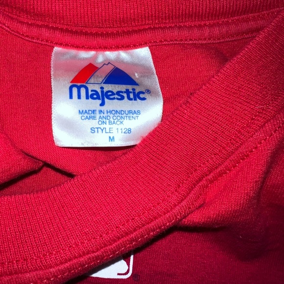 Men’s majestic medium MLB Red Sox original t-shirt 2005 mlb playoffs - Picture 5 of 6
